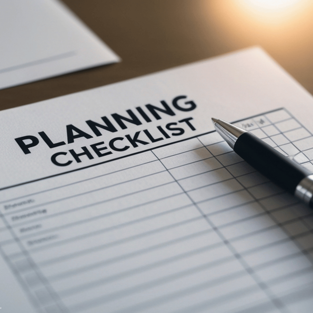 Retreat planning checklist tool