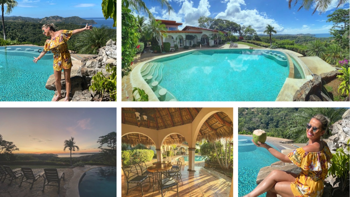 Tropical retreat collage showing technology enablement